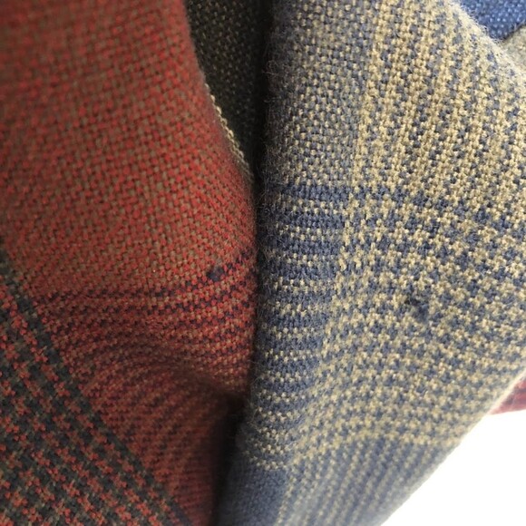 Vintage David Taylor Men's Plaid Long Sleeve Casual Button Up Collared Shirt XL - Picture 8 of 8